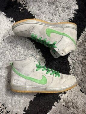 Nike SB Dunk High Silver Box 313171-039 Size 13